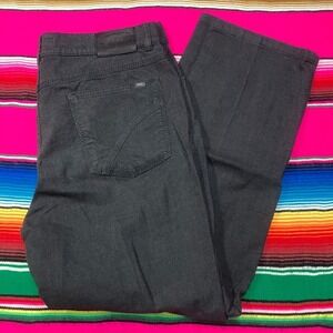 Brax Cooper Regular Chino‎ Pants Men's 36x34 (Fits 34x30) Black Straight Leg